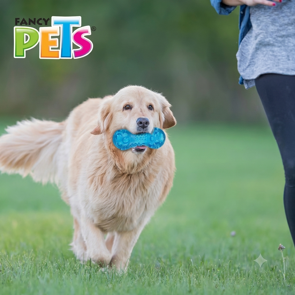 Juguete Pelota Sonora Interactiva para Perros - Forma Ergonómica de Pesa